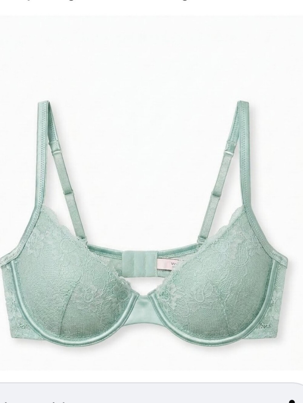 VICTORIA'S SECRET lace Bra green bra size 36D